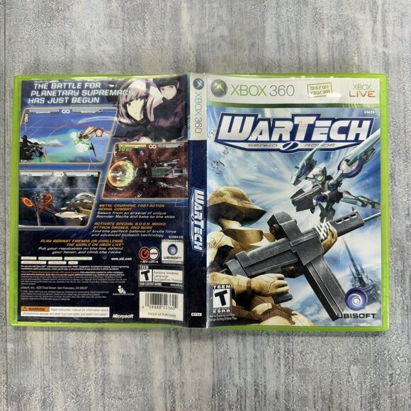 WarTech: Senko no Ronde (Microsoft Xbox 360) Case & Disc No Manual Tested - Mech - Picture 5 of 6
